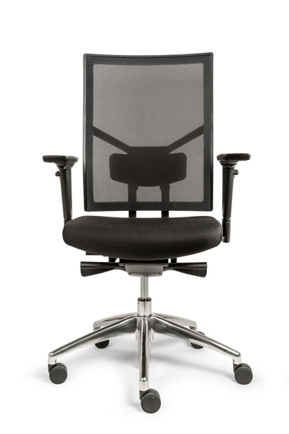 Zwarte ergonomische bureaustoel N(EN) 1335